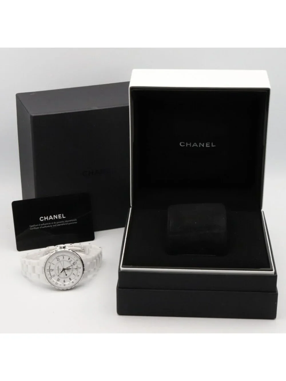 Chanel Watch White Ceramic